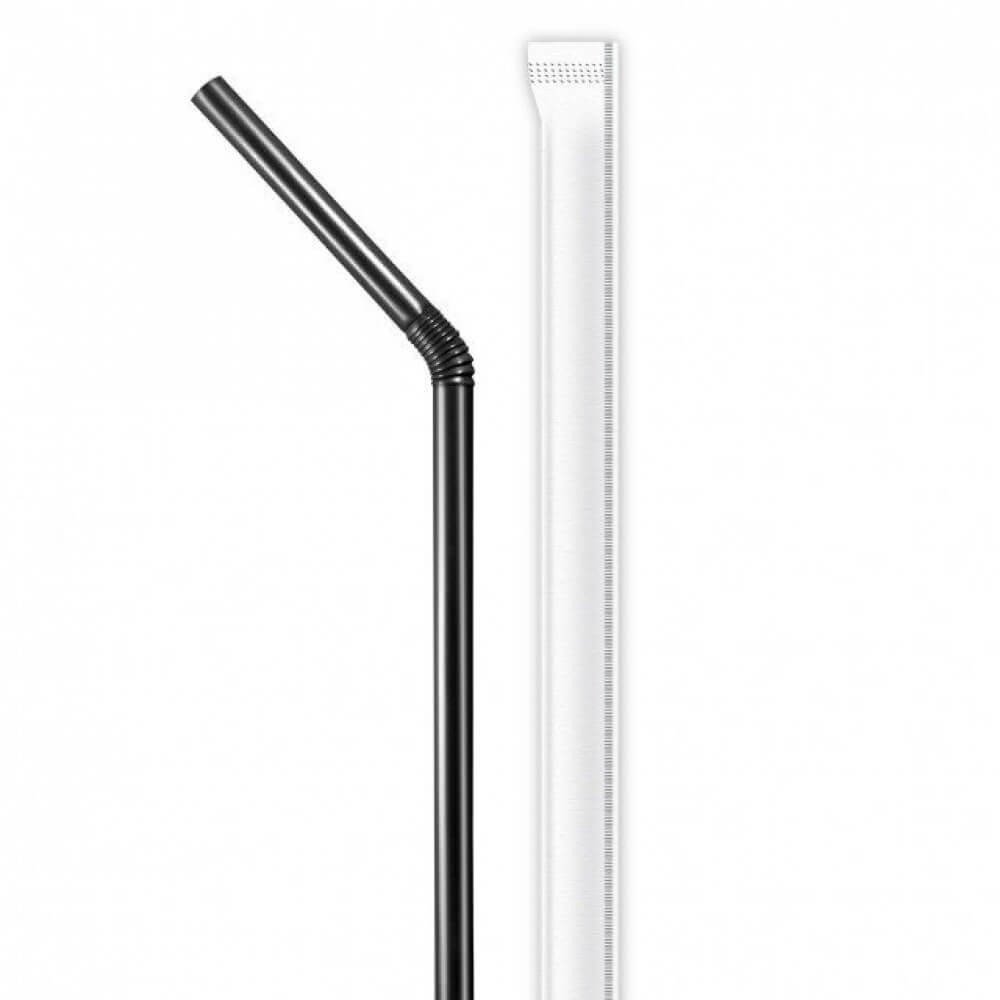 مصاص عصير اسود 8مل مغلف 2000حبه