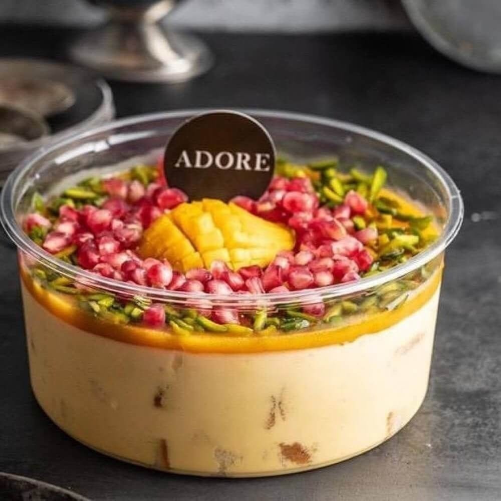 علب بلاستيك دائري بغطاء