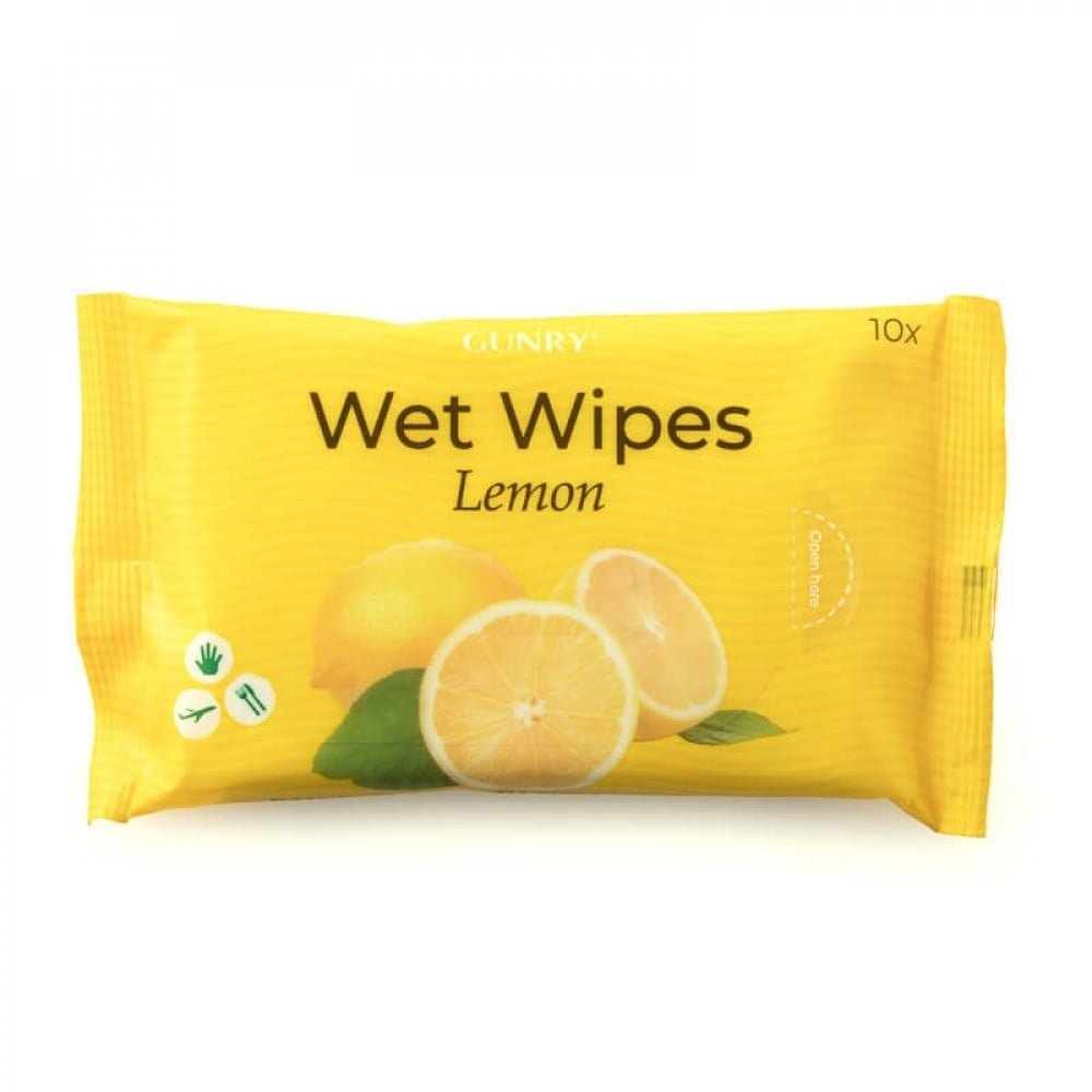 منديل مبلل بالليمون 60 حبه