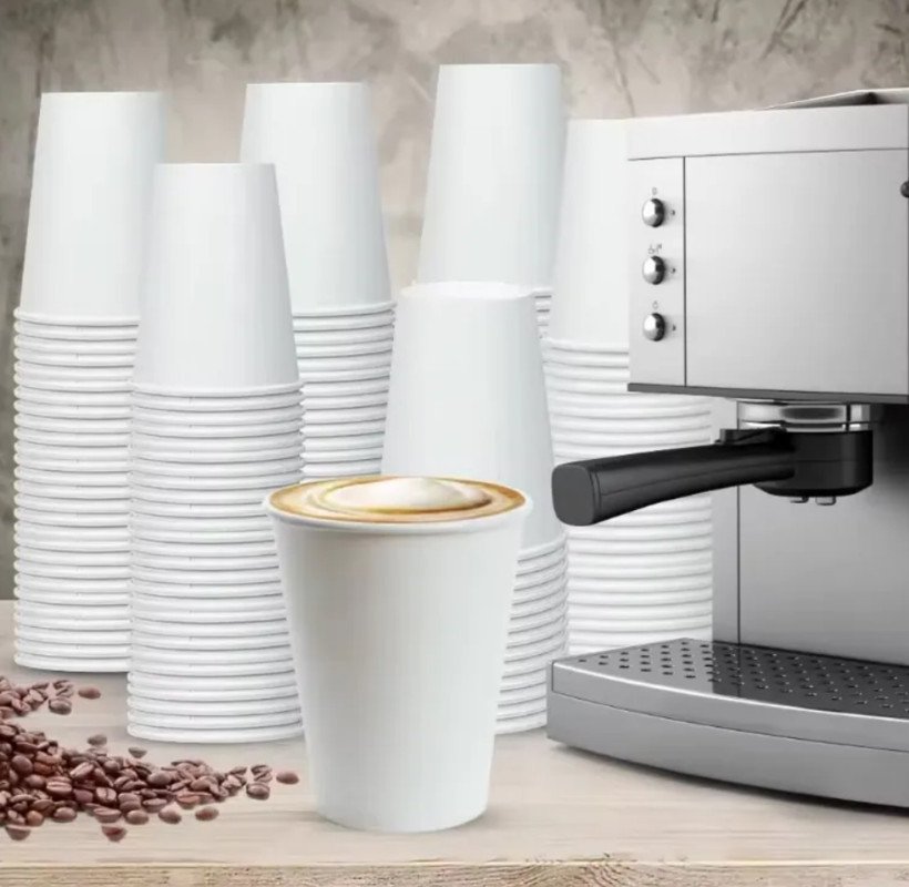 كوب سنجل ابيض 65 اونز 1000ق