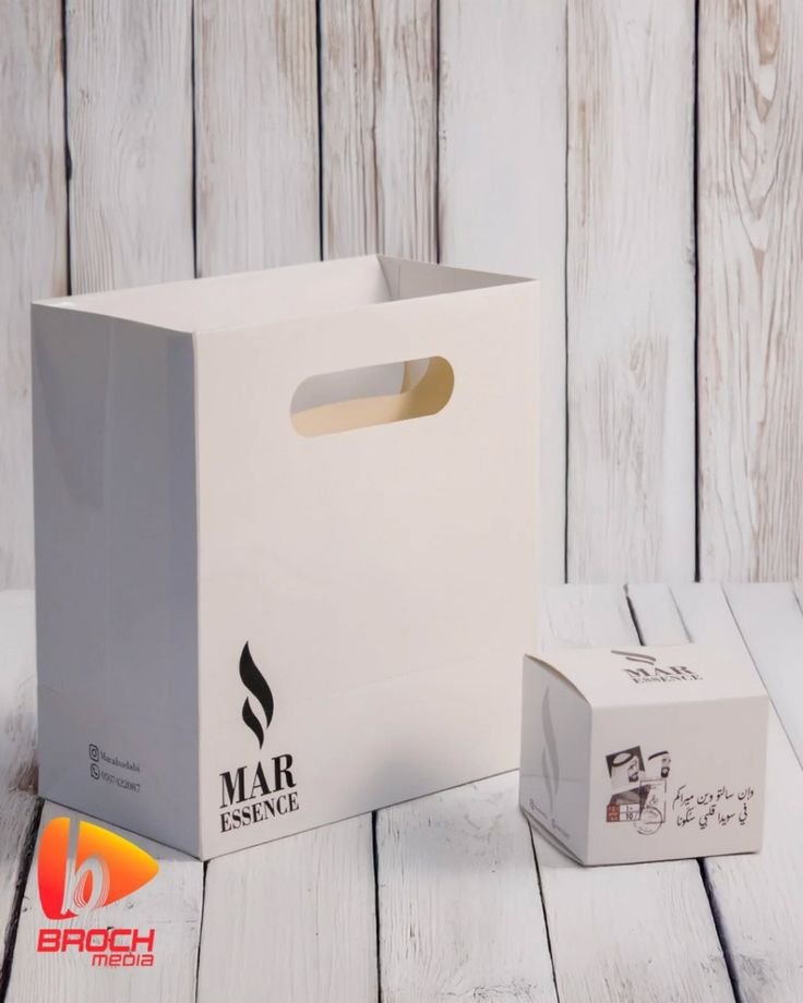 printing bags boxes علب واكياس مطبوعة